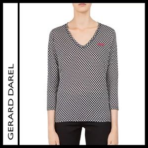 Gerard Darel Ness Heart Print Tee